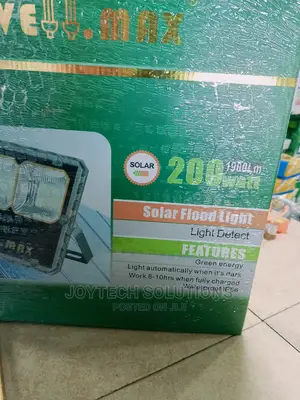 200watts Vellmax Solar Floodlight. Comes Along With Solar