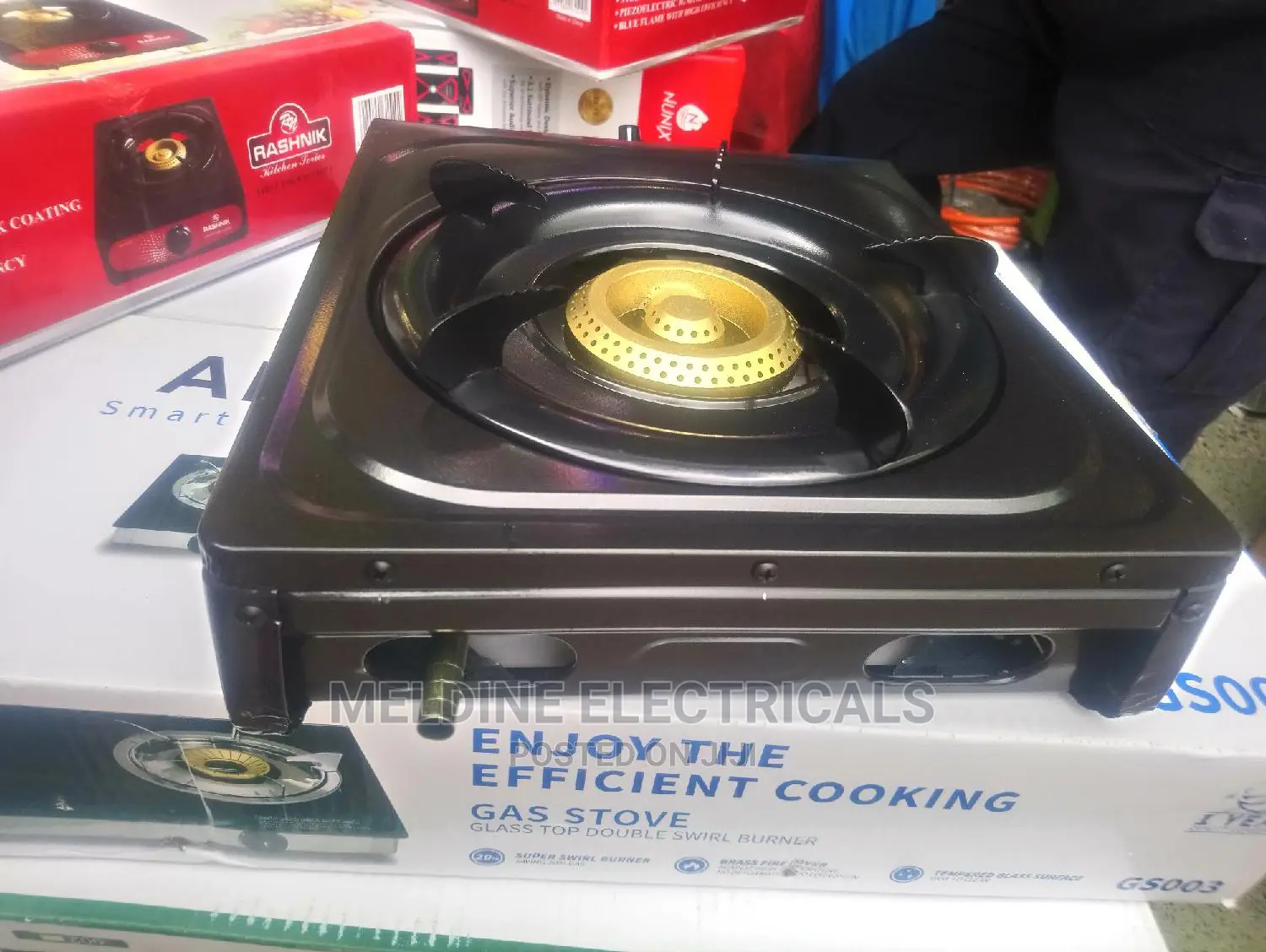 Single Gas Burner Cooker