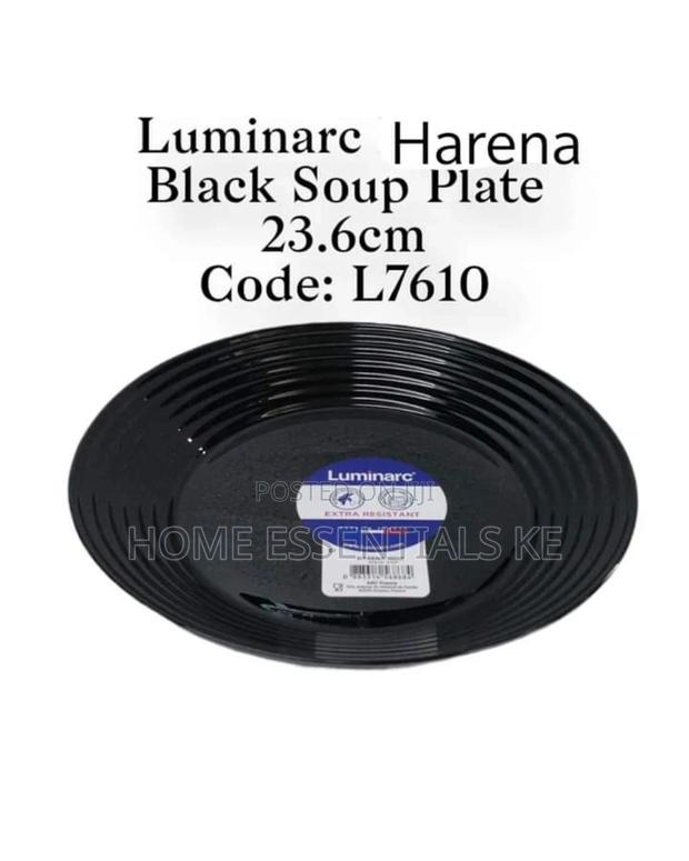 Luminarc Harena Black Soup Plates 6pcs - main view