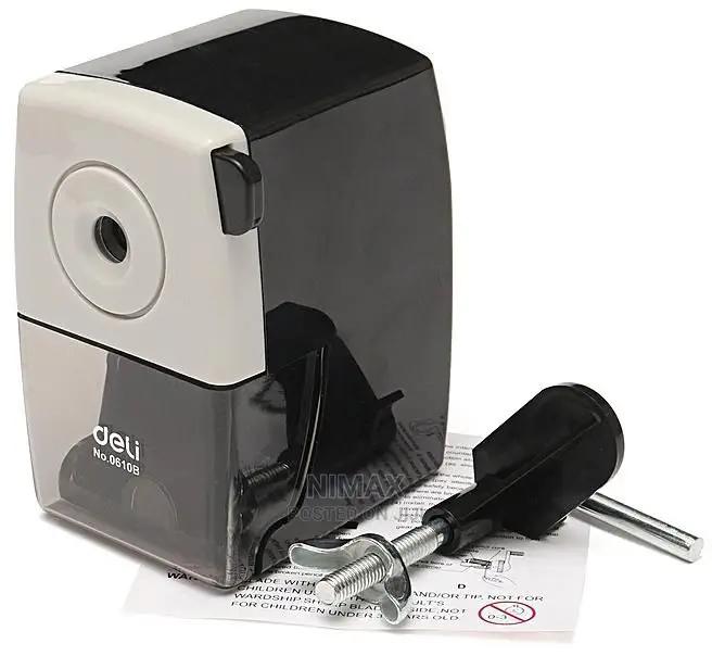 Deli Desk Sharpener Rotary Pencil Sharpener 8mm