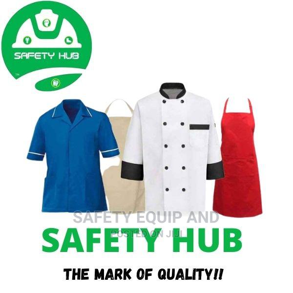 Chef Jackets in Kenya Made With Decron Material - main view