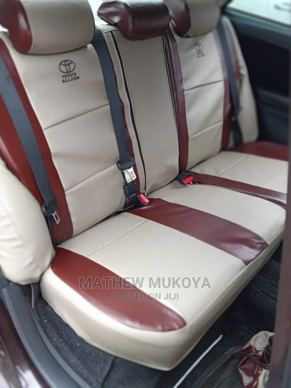 Chocolate Brown and Beige Car Seat Covers