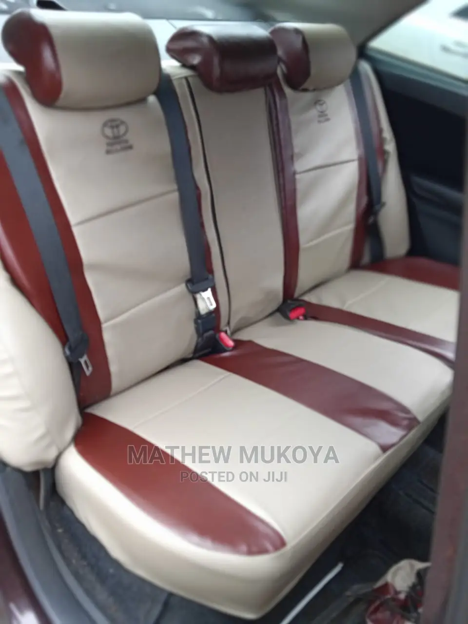 Chocolate Brown and Beige Car Seat Covers