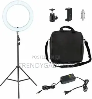 18 Inch LED Ring Light With Variable Intensity, 3200-5600k
