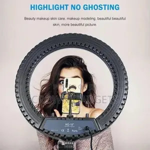 HQ 18 Inchled Ring Vlogging Photography Video Lights Kits