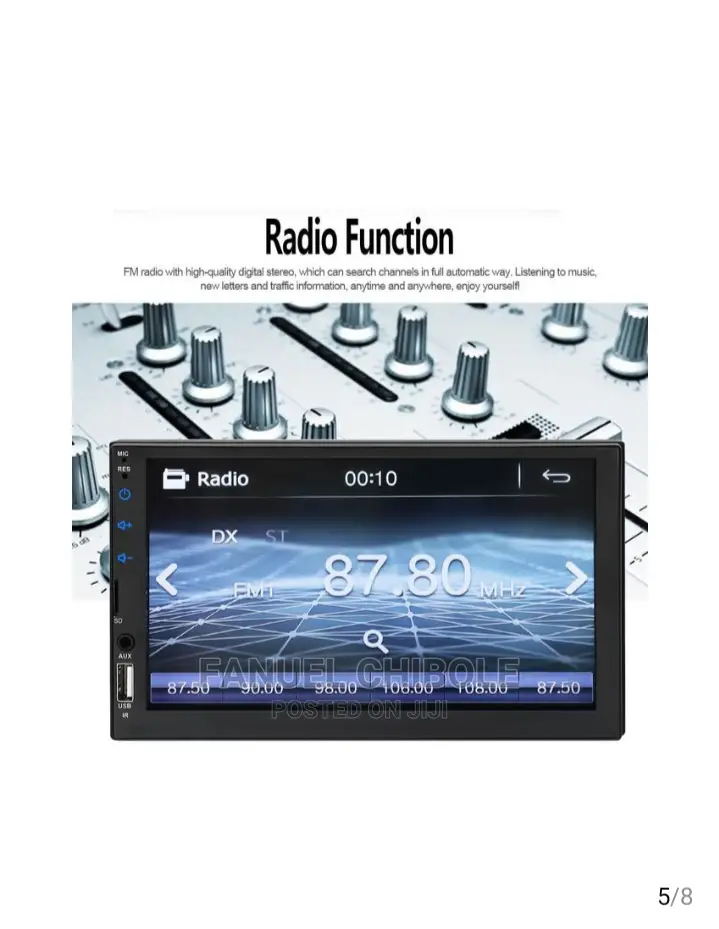 New Mp5 Car Radio With Bluetooth/Usb/Aux