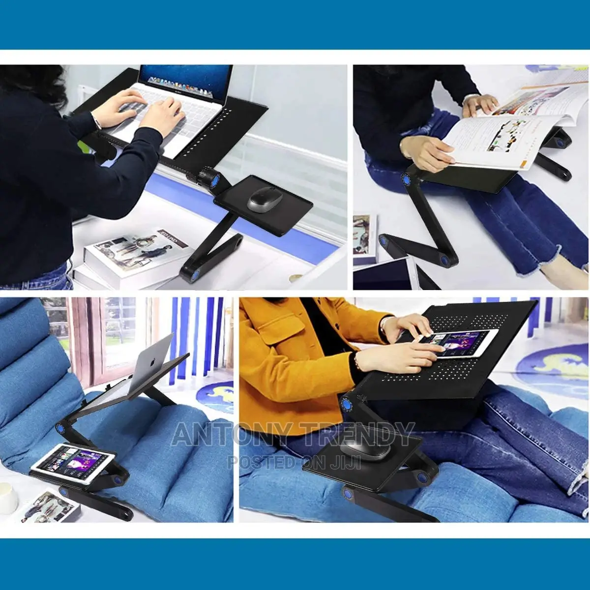 Laptop Stand Adjustable Laptop Desk With Mouse Pad