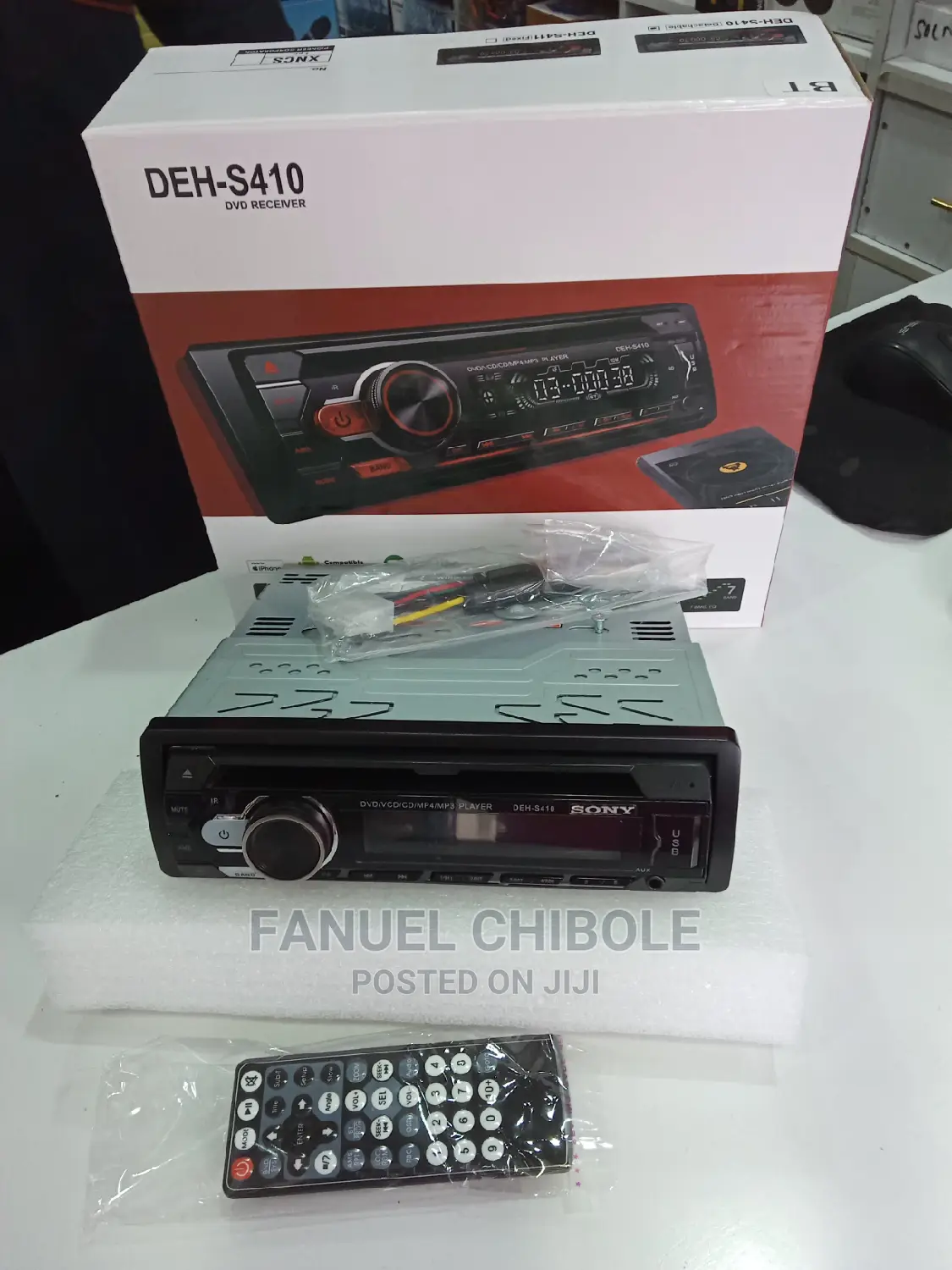 New Deh-S410 Sony Car Radio With Bluetooth/Usb/Dvd