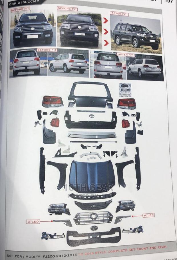 Facelift Landcruiser 200series V8 Bodykit Change to 2016