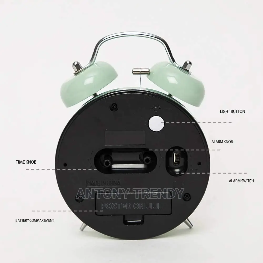 Vintage Modern Twin Bell Alarm