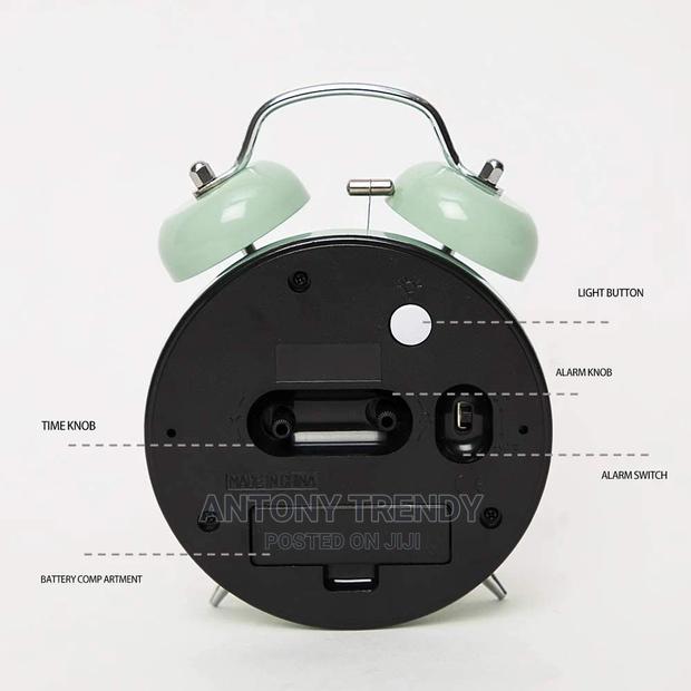 Vintage Modern Twin Bell Alarm