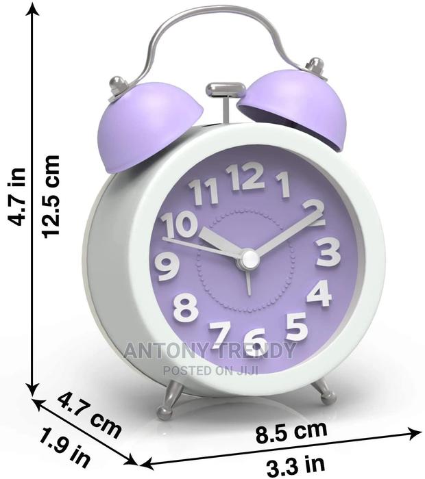Twin Bell Alarm Clock for Early Risers - main view