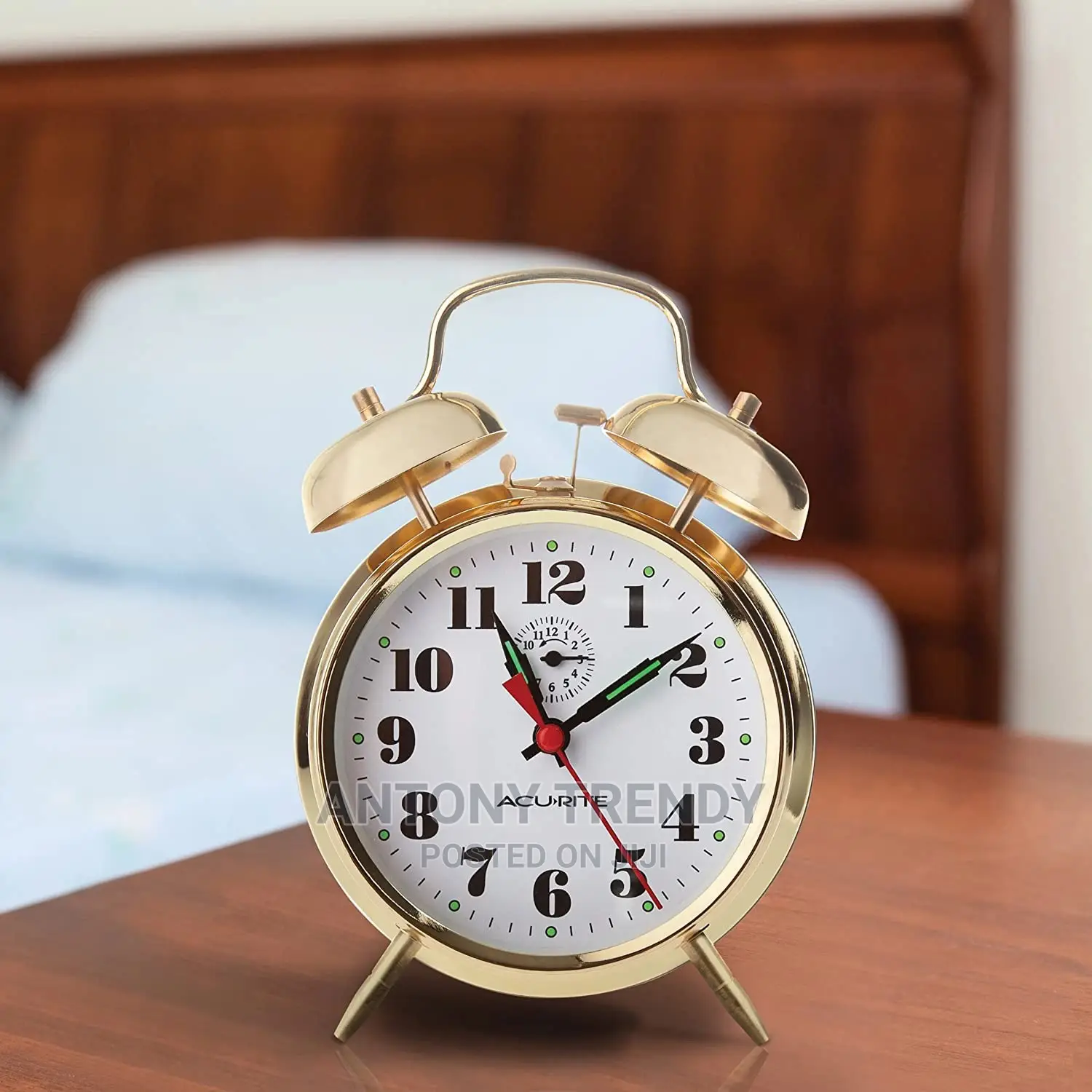 Analog Alarm Twin Clock