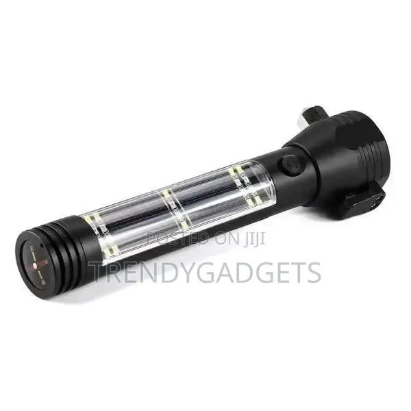 Rescue 9-In-1 Multi-Function Solar Powered Flashlight