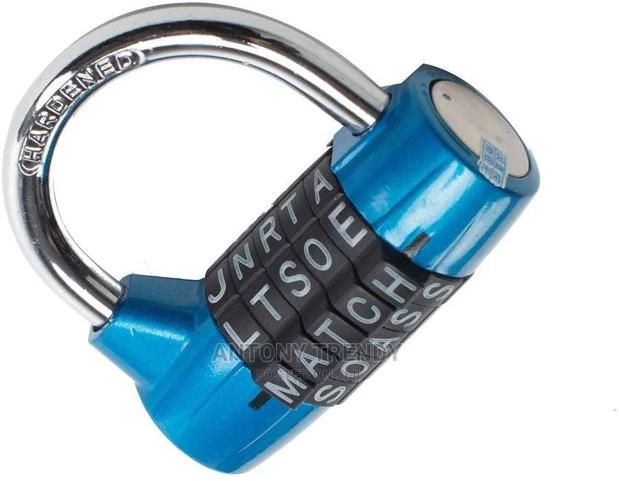 5 Letter Combination Lock - main view