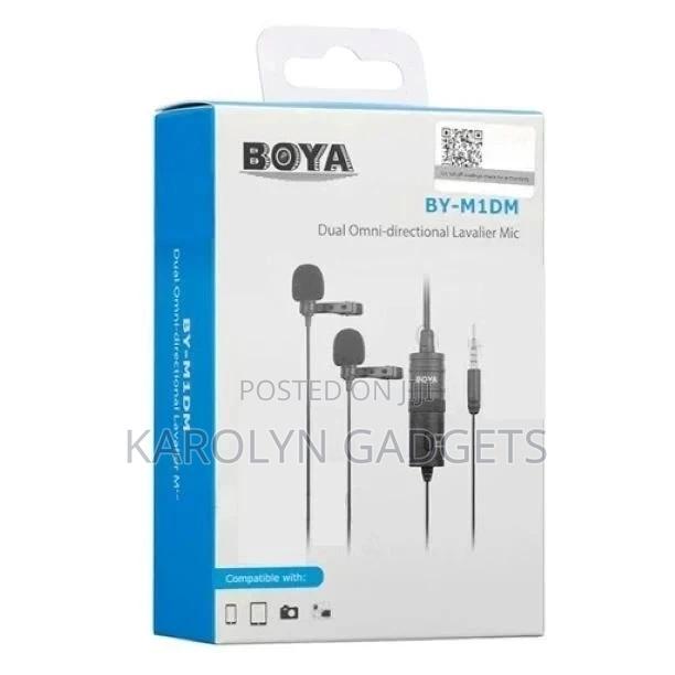 BOYA BY-M1DM Dual Omnidirectional Lavalier Microphone