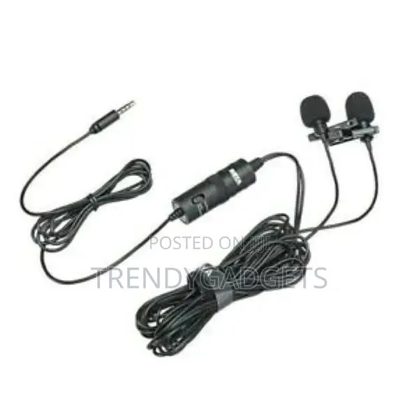 Professional Premium Dual Lavalier Microphone Boya BY-M1DM