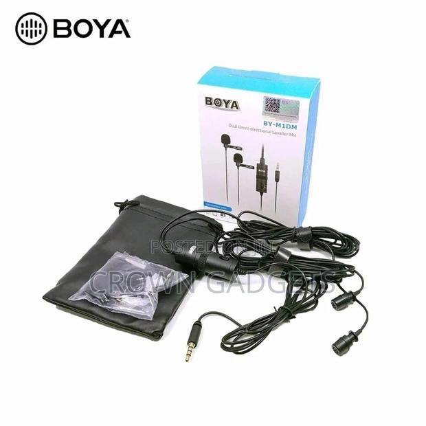 BOYA BY-M1DM Lavalier Dual Head Omnidirectional Microphone - main view