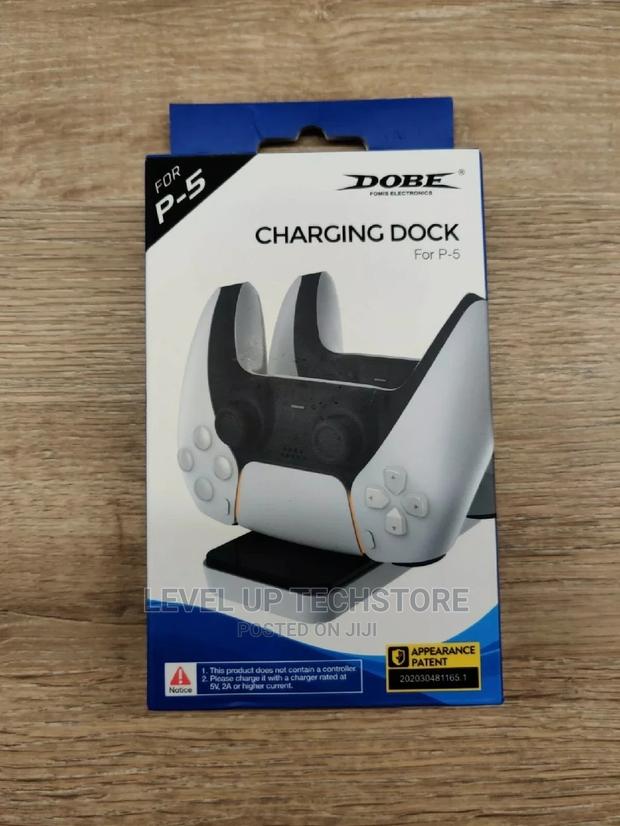 Dobe Dual Controller Charging Dock for PS5 Controllers - New