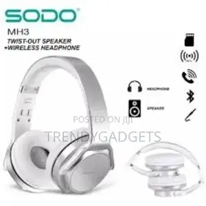 2in1 Twist-Out Bluetooth Speaker Headphone Wireless Headset