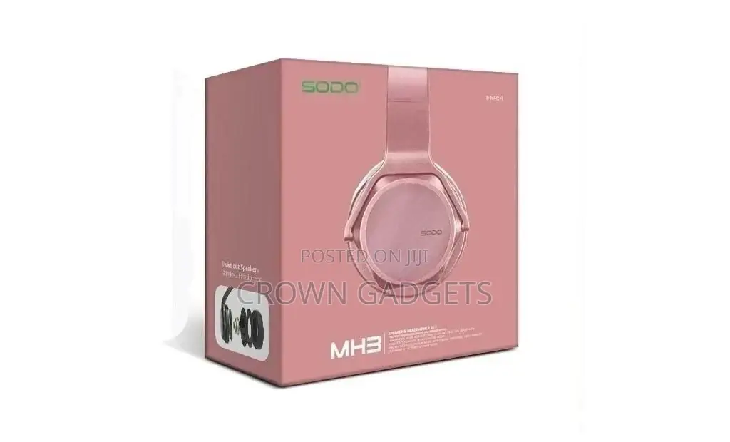 Wireless Headphones With Twist-Out Speaker
