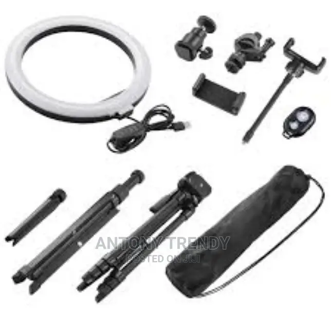 12 Inch Led Ring Lights Ringlight With Phone Holders Remote