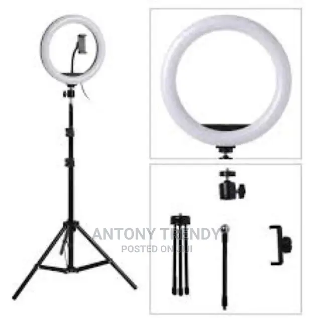 12inch Selfie Ring Led Light Table Desk Type Compact Illumin