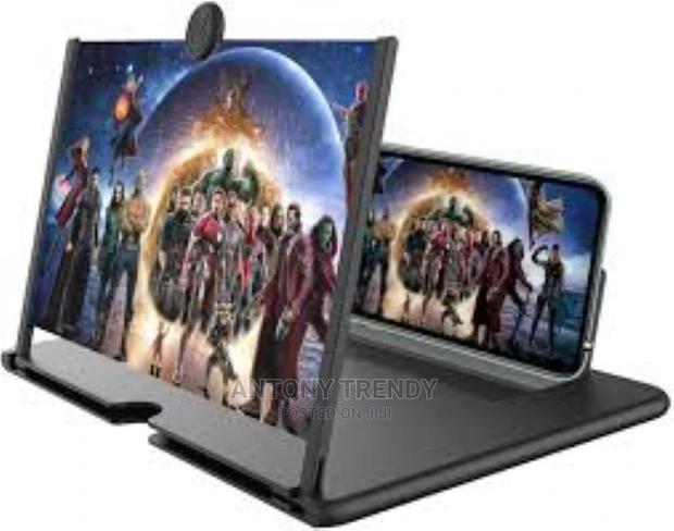 12'' Phone Screen Magnifier With Bluetooth Speaker, 3D HD Ce - thumbnail 2