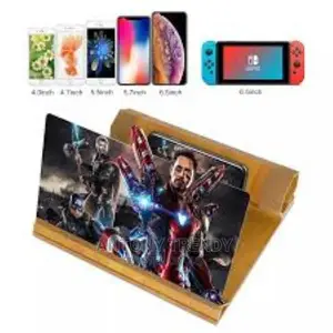 12'' Screen Magnifier Smartphone Magnifying Glass, Anti-Radi