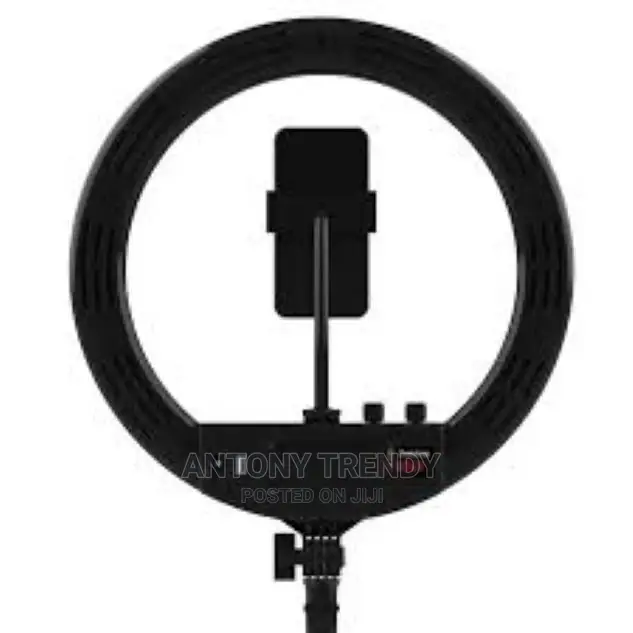 14" LED Ring Light With Stand, Maxcio Bi-Color 3200k-5600k C