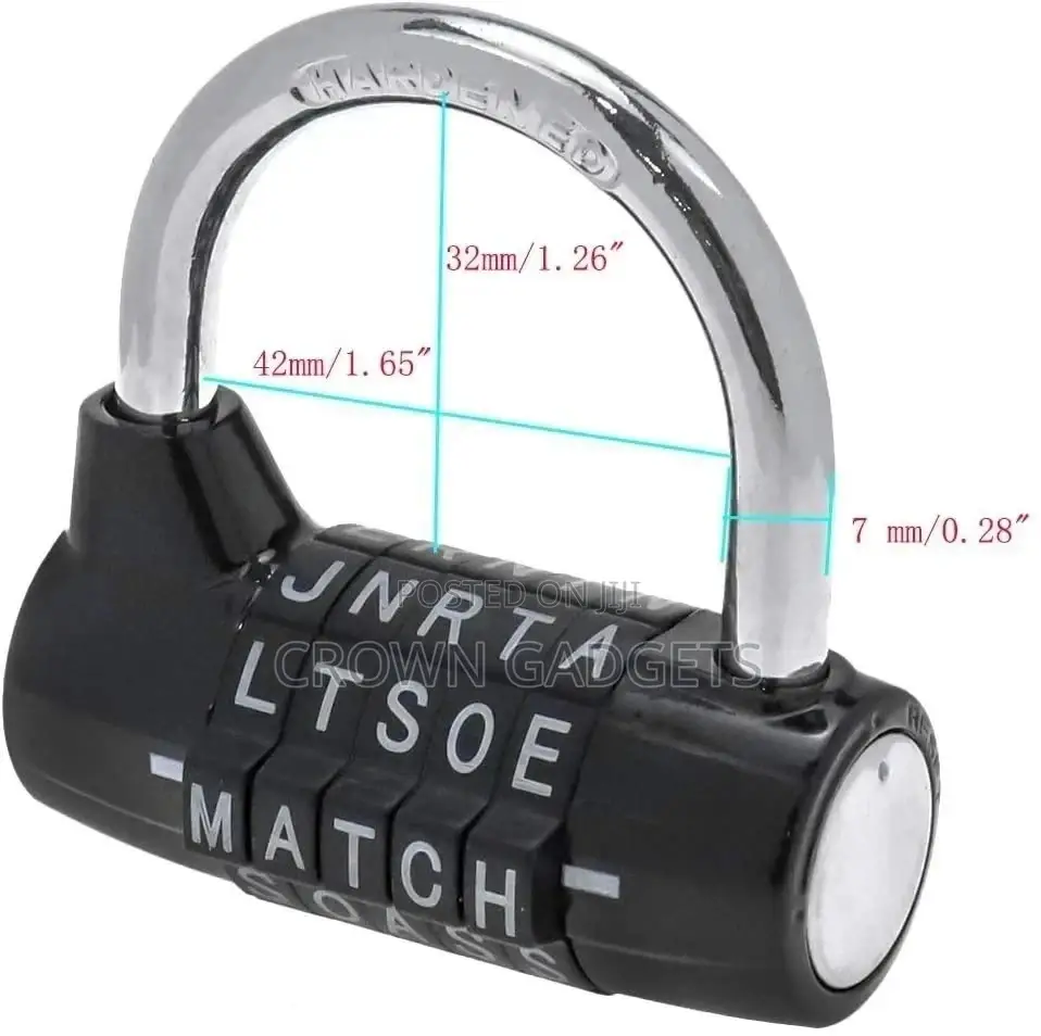 Travel Luggage Bag Suitcase 5 Digit Locker