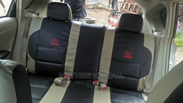 Red on Black Car Seat Covers - thumbnail 2