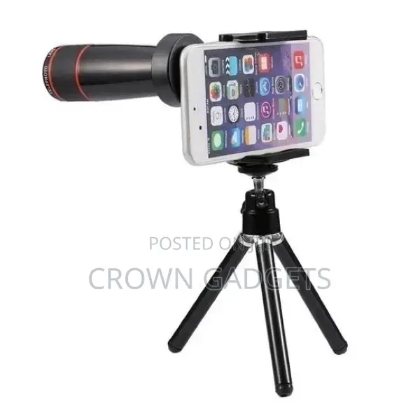 Universal 12X Zoom Mobile Phone Clip-On Telescope Camera Len