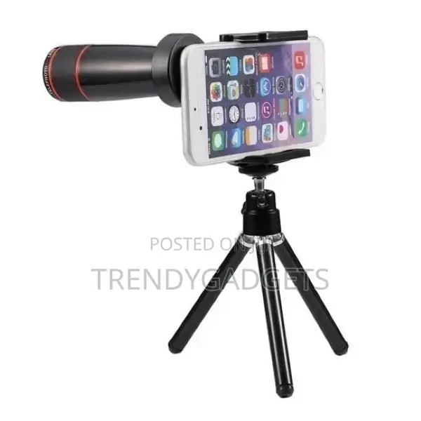 Universal 12X Zoom Mobile Phone Clip-On Telescope Camera Len