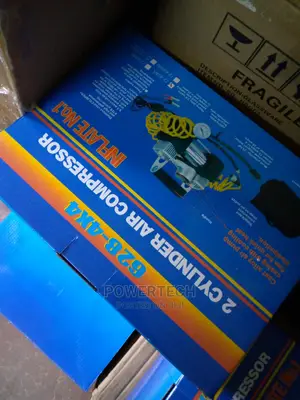 Double Cylinder Tyre Inflator With Compressor