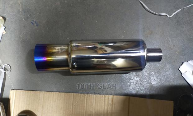 Exhaust Backbox, 3.5 Inch Outlet, 2 Inch Inlet Muffler