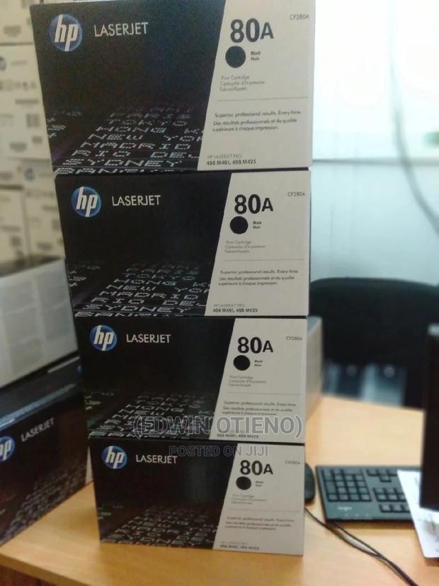 HP 80A Black Laserjet Toner Cartridge, CF280A