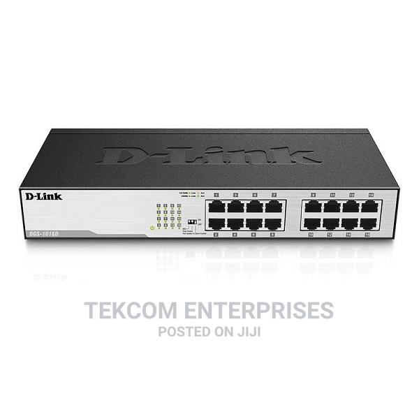 D-Link 16‐Port Gigabit Unmanaged Desktop Switch DGS‐1016D - main view