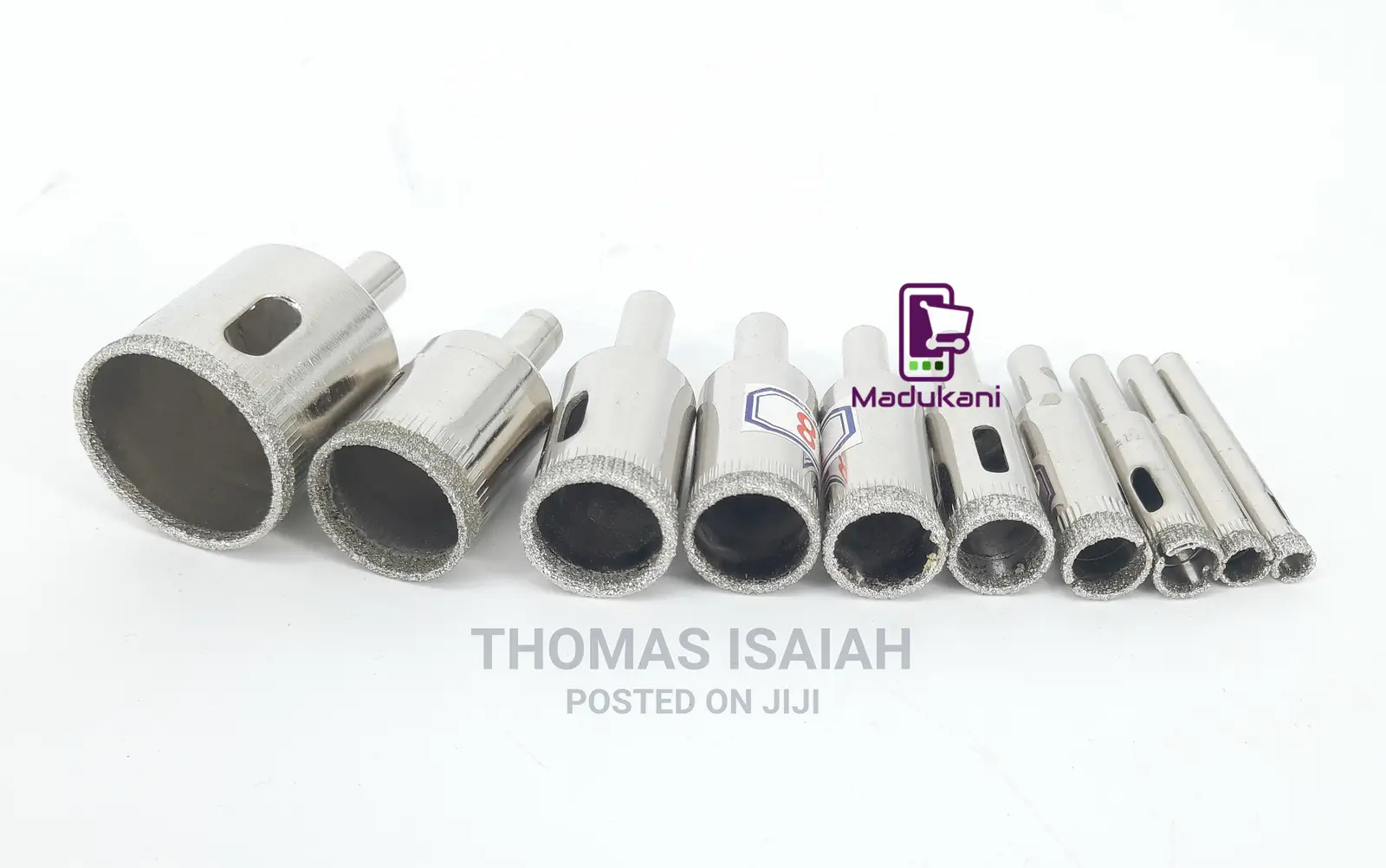 10pcs Diamond Hole Saw Set for Glass, Marble, Ceramic, Tiles