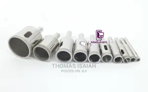 10pcs Diamond Hole Saw Set for Glass, Marble, Ceramic, Tiles