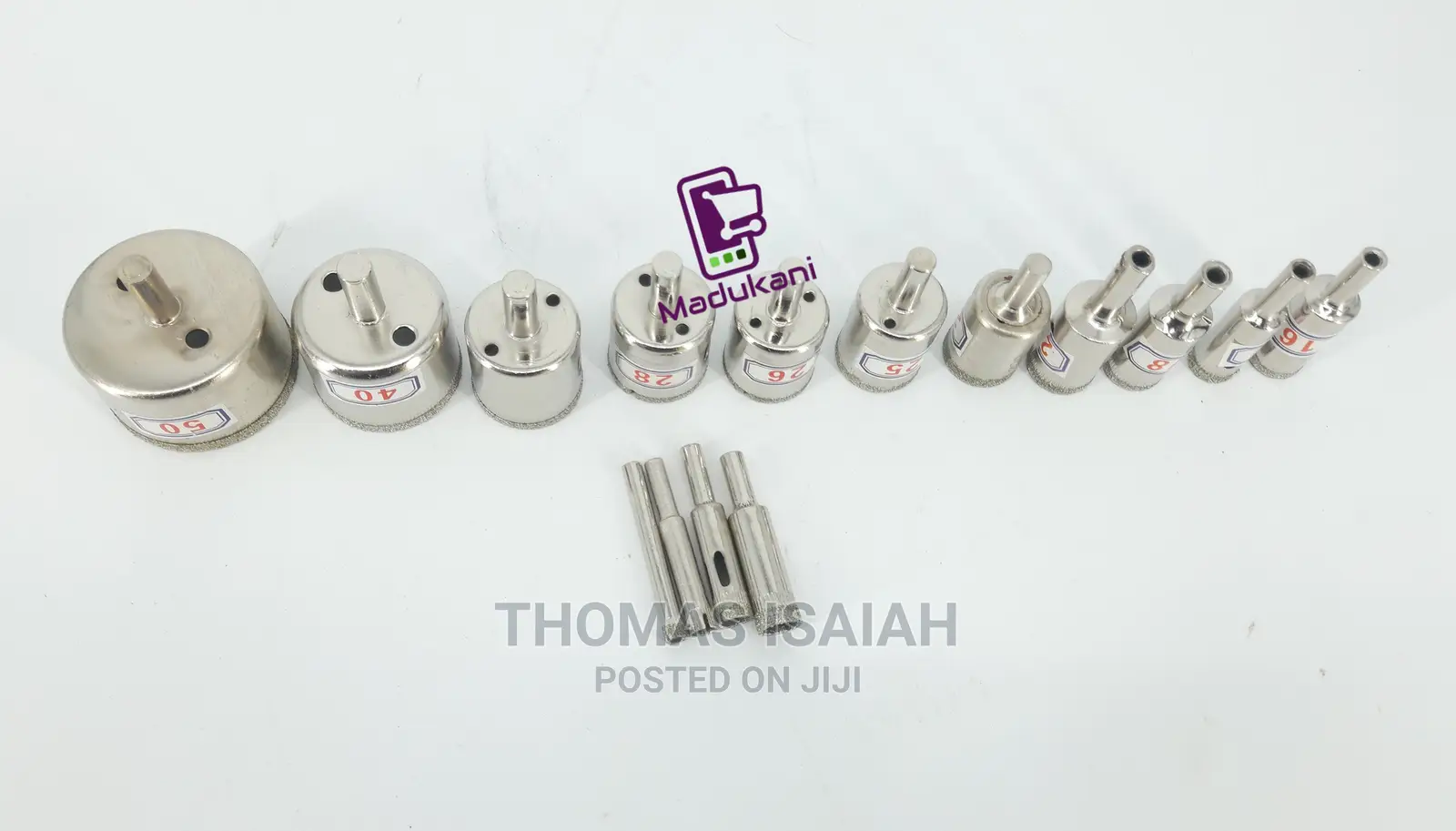 15PCS Diamond Hole Saw Set for Glass, Marble, Ceramic, Tiles