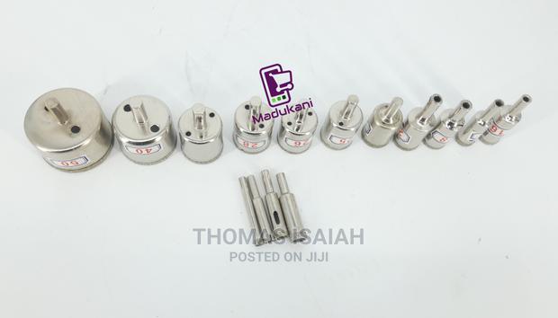 15PCS Diamond Hole Saw Set for Glass, Marble, Ceramic, Tiles - thumbnail 3