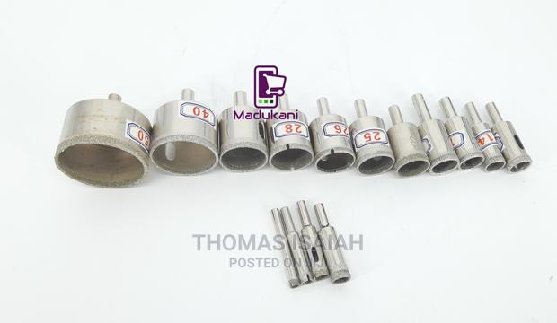 15PCS Diamond Hole Saw Set for Glass, Marble, Ceramic, Tiles - thumbnail 5