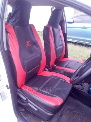 Red Vitz Car Seat Covers