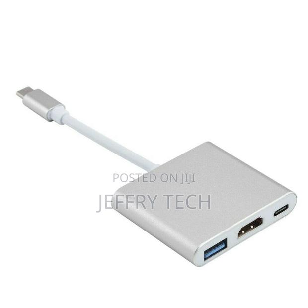 Hub Type C 3 in 1 Thunerbolt - Mhl for Samsung HDMI USB Adap