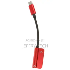 2 in 1 Type C to 3.5mm Audio Adapter + USB-C Charging Cable
