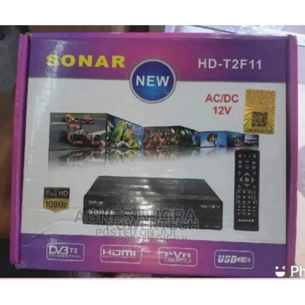 Original Black Free To Air Sonar Decorder