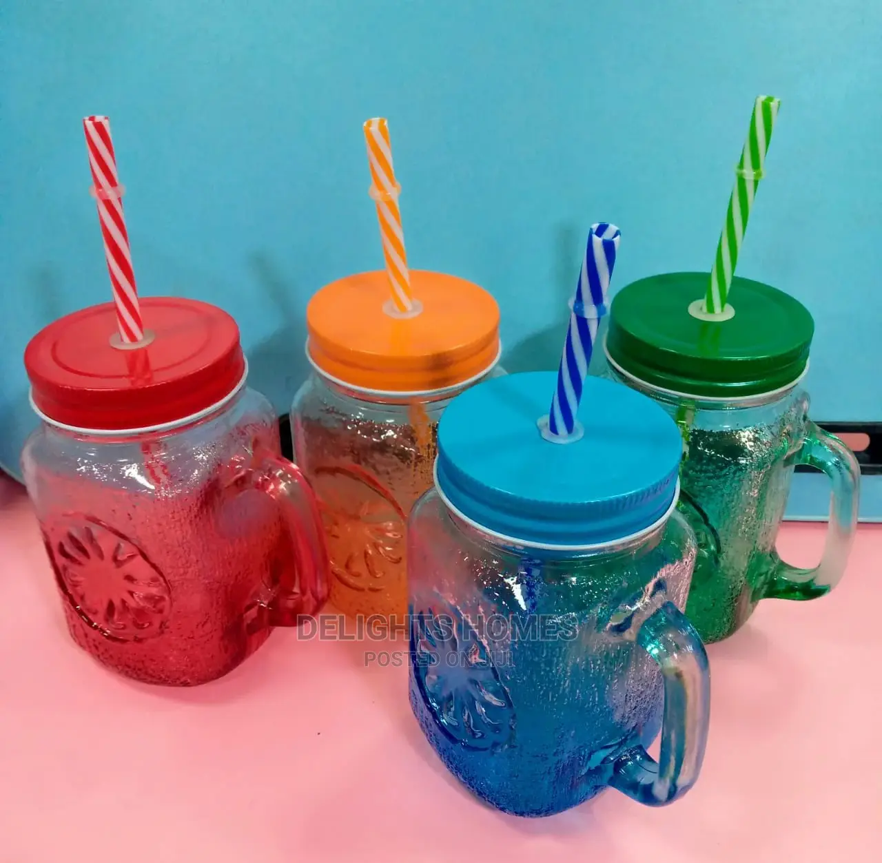 Smoothie/Masion+Re~Usable Straw Jars