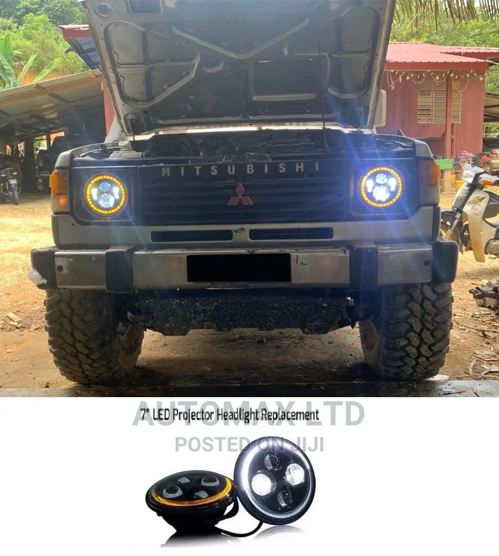 Mitsubishi Pajero L047 L049: LED Headlights With DRL/Signal