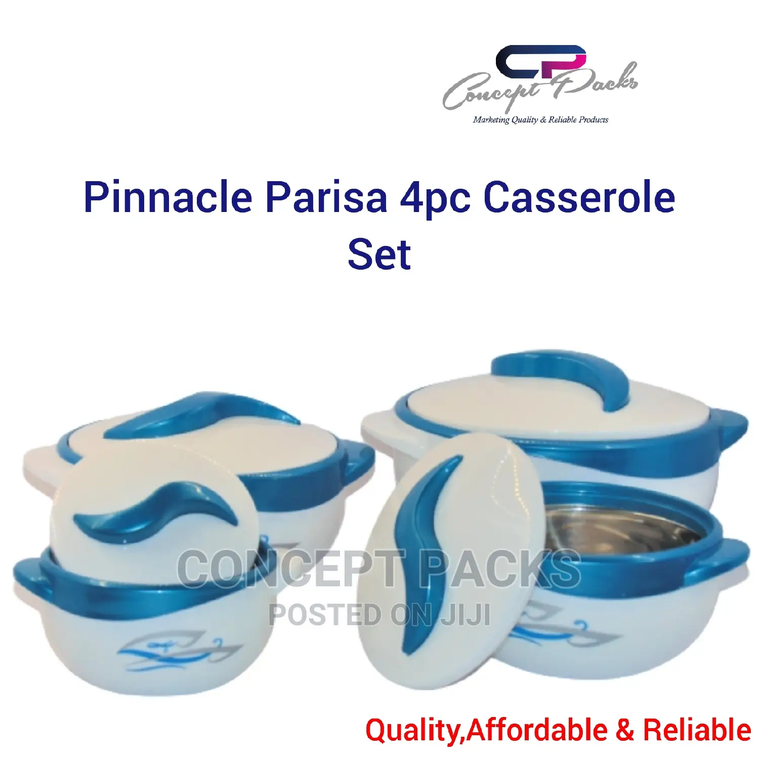Pinnacle Parisa 4pc Casserole Set